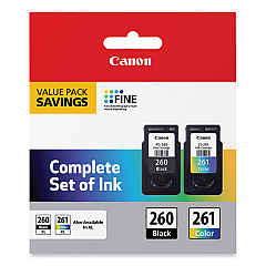 Canon PG-260 / CLI-261 Value Pack (3725C006)