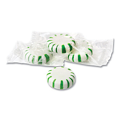 Office Snax Candy Assortments, Spearmint Candy, 1 lb Bag (00655)