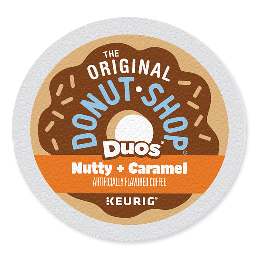 The Original Donut Shop Nutty Plus Caramel K-Cup, 0.34 oz, 24/Box (7476)