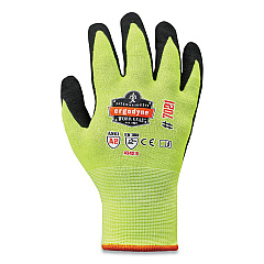 ergodyne ProFlex 7021-CASE Hi-Vis Nitrile Coated CR Gloves, Lime, Small, 144 Pairs/Carton (17862)