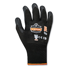ergodyne ProFlex 7001 Nitrile-Coated Gloves, Black, Small, Pair (17952)