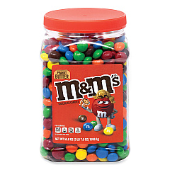 M & M's Peanut Butter Milk Chocolate Candy Jar, 55 oz Jar, Delivered in 1-4 Business Days (22002034)