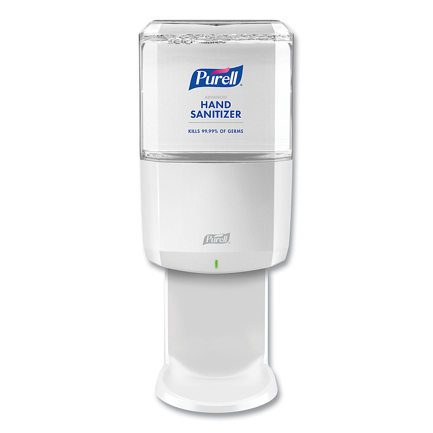 PURELL ES8 Touch Free Hand Sanitizer Dispenser, 1,200 mL, 5.25 x 8.56 x 12.13, White (772001)