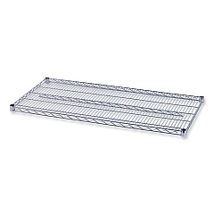 Alera Industrial Wire Shelving Extra Wire Shelves, 48w x 24d, Silver, 2 Shelves/Carton (ALESW584824SR)