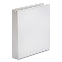 Universal Economy Round Ring View Binder, 3 Rings, 0.5" Capacity, 11 x 8.5, White, 12/Carton (UNV20952CT)