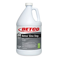 Betco One Step Floor Restorer, Lemon Scent, 1 gal Bottle, 4/Carton (6180400)
