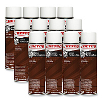 Betco Lemon Furniture Polish, Lemon Scent, 19 oz Aerosol Can, 12/Carton (602300)