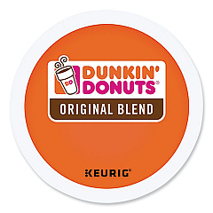 Dunkin Donuts K-Cup Pods, Original Blend, 88/Carton (400845)