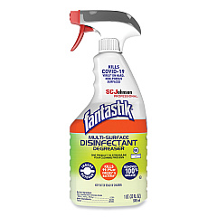 Fantastik Multi-Surface Disinfectant Degreaser, Herbal, 32 oz Spray Bottle (311836EA)