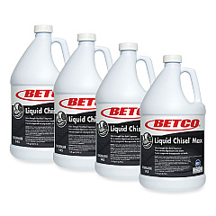 Betco Liquid Chisel Max Non-Butyl Degreaser, Characteristic Scent, 1 gal Bottle, 4/Carton (1450400)