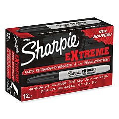 Sharpie Extreme Marker, Fine Bullet Tip, Black, Dozen (1927432)