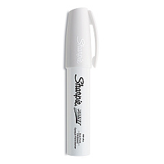 Sharpie Permanent Paint Marker, Extra-Broad Chisel Tip, White (35568)