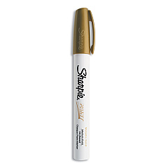 Sharpie Permanent Paint Marker, Medium Bullet Tip, Gold (35559)