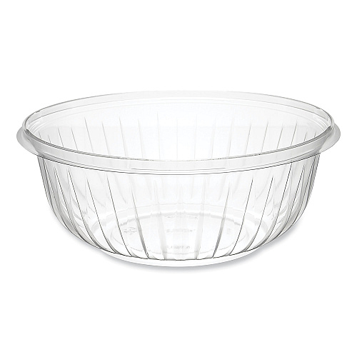 Presentabowls Clear Bowls, 32 Oz, Plastic, 63/bag, 252/carton