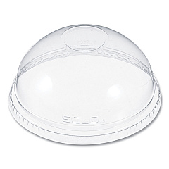 Dart Plastic Dome Lid, Fits 5.5 oz to 26 oz Foam Cups, Clear, 1,000/Carton (DNR626)