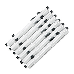 Safco Sheet File Hanging Clamps, 100 Sheets Per Clamp, 19.75w, 6/Carton (50016)