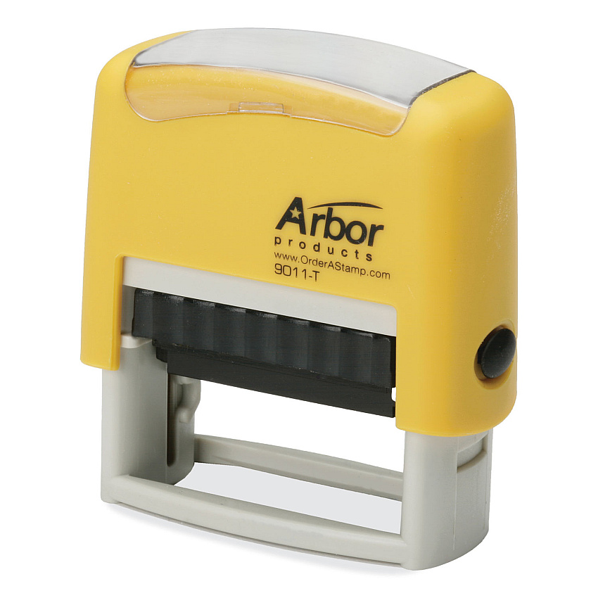 AbilityOne 7520012074108 SKILCRAFT Pre-Inked Message Stamp, COPY, Red