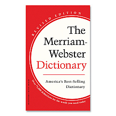Merriam Webster The Merriam-Webster Dictionary, Revised Edition, Paperback, 960 Pages (2952)
