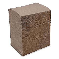 Boardwalk 1/4-Fold Lunch Napkins, 1-Ply, 12 x 12, Kraft, 500/Pack, 12 Packs/Carton (BWK8323K)