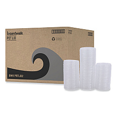Boardwalk Souffle/Portion Cup Lids, Fits 2 oz Portion Cups, Clear, 2,500/Carton (BWKPRTLID2)