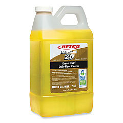 Betco Green Earth Daily Floor Cleaner, 2 L Bottle, Unscented, 4/Carton (5364700)