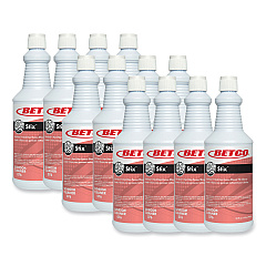 Betco Stix Toilet Bowl Cleaner, Cherry Almond Scent, 32 oz Bottle, 12/Carton (761200)