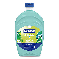 Softsoap Antibacterial Liquid Hand Soap Refills, Fresh, Green, 50 oz (45991EA)