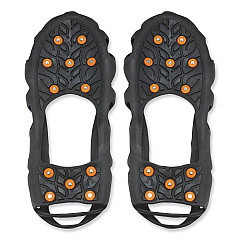 ergodyne Trex 6304 One-Piece Step-In Full Coverage Ice Cleats, Small, Black, Pair (16782)
