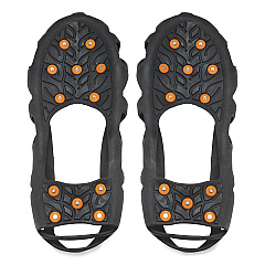 ergodyne Trex 6304 One-Piece Step-In Full Coverage Ice Cleats, X-Large, Black, Pair (16785)
