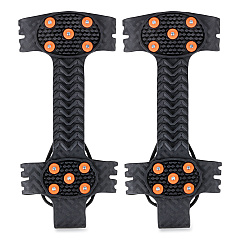 ergodyne Trex 6310 Adjustable Slip-On Ice Cleats, Large, Black, Pair (16774)