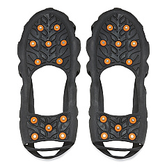 ergodyne Trex 6304 One-Piece Step-In Full Coverage Ice Cleats, Medium, Black, Pair (16783)