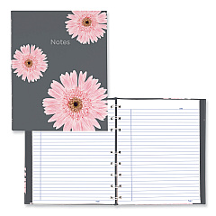 Blueline NotePro Notebook, 1 Subject, Medium/College Rule, Pick Daisy Cover, 9.25 x 7.25, 75 Sheets (A601601)