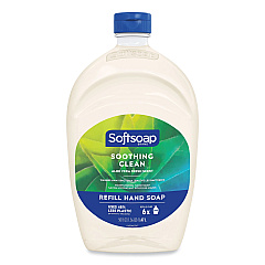 Softsoap Moisturizing Hand Soap Refill with Aloe, Fresh, 50 oz, 6/Carton (45992)