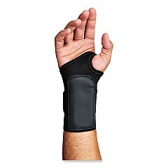 ergodyne ProFlex 4000 Single Strap Wrist Support, Small, Fits Left Hand, Black (70012)