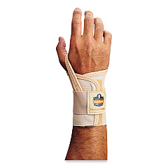 ergodyne ProFlex 4000 Single Strap Wrist Support, X-Large, Fits Right Hand, Tan (70108)