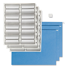 Smead Colored Hanging File Folders with ProTab Kit, Letter Size, 1/3-Cut, Blue (64210)