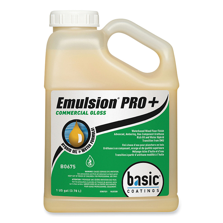 Betco Emulsion Pro+ Floor Finish and Sealer, 1 gal Bottle, 4/Carton (B06754312)
