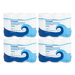 Boardwalk Disinfecting Wipes, 7 x 8, Fresh Scent, 75/Canister, 12 Canisters/Carton (BWK454W753CT)
