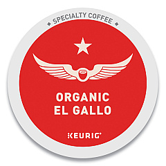 Intelligentsia El Gallo Organic Coffee K-Cups, Light Roast, 20/Box (0154)