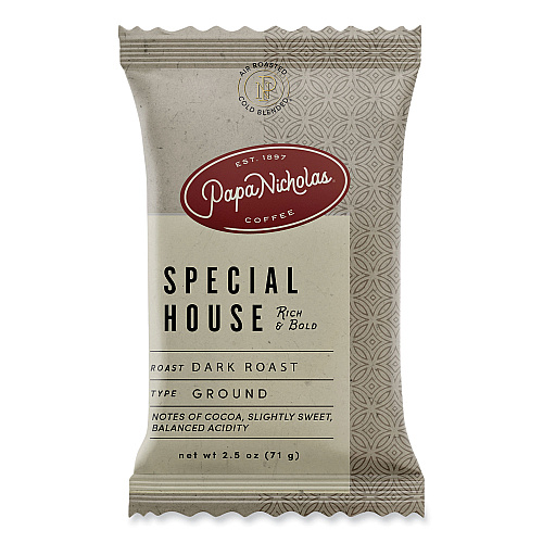 PapaNicholas Coffee Premium Coffee, Special House Blend, 18/Carton (25185)