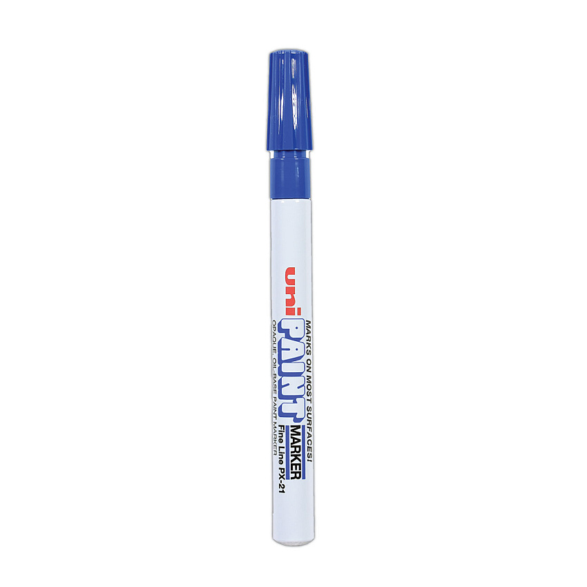 uni-Paint Permanent Marker, Fine Bullet Tip, Blue (63703)