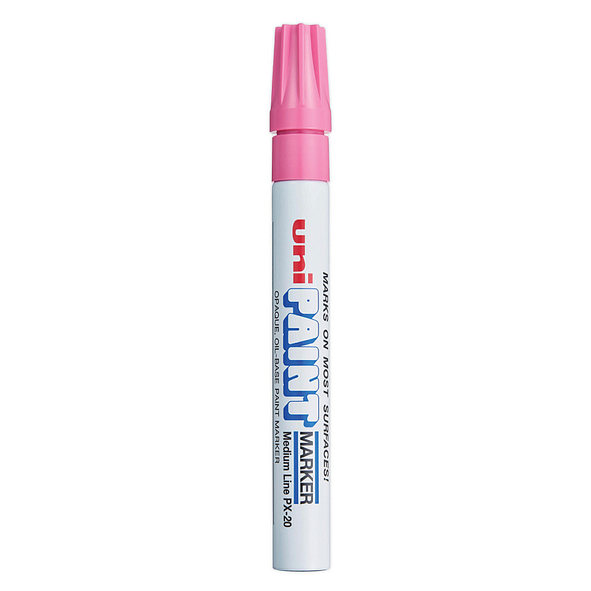uni-Paint Permanent Marker, Medium Bullet Tip, Pink (63611)