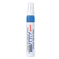 uni-Paint Permanent Marker, Broad Chisel Tip, Blue (63733)