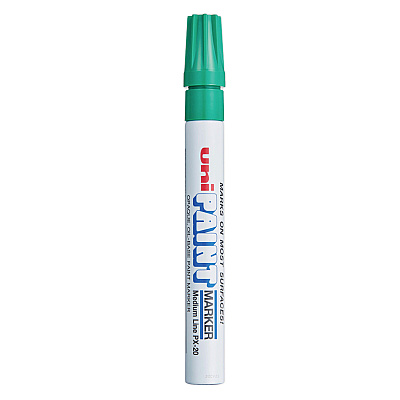 uni-Paint Permanent Marker, Medium Bullet Tip, Green (63604)