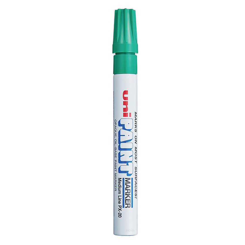 uni-Paint Permanent Marker, Medium Bullet Tip, Green (63604)