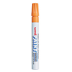uni-Paint Permanent Marker, Medium Bullet Tip, Orange (63607)