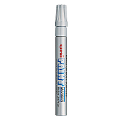 uni-Paint Permanent Marker, Medium Bullet Tip, Metallic Silver (63614)