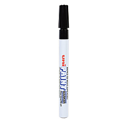 uni-Paint Permanent Marker, Fine Bullet Tip, Black (63701)