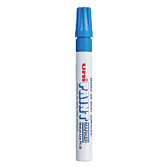 uni-Paint Permanent Marker, Medium Bullet Tip, Blue (63603)