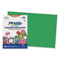 SunWorks Construction Paper, 58 lb Text Weight, 12 x 18, Holiday Green, 50/Pack (8007)